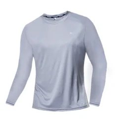 Alternative view of Summer Ice Silk Long Sleeve T-Shirt for Men - Quick Dry Breathable Outdoor Sun Protection and Running Wear