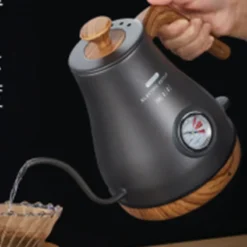 Electric Kettle with Temperature Display and Long Spout for Precise Pouring