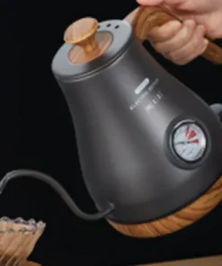 220v Home Long Mouth Electric Kettle Electric Tea Kettle Temperature Display Thin Mouth Electric Kettle Hand-brewed Coffee Pot