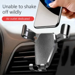 Car Phone Holder with Gravity Bracket for Dashboard and Sun Visor for Easy Smartphone Access