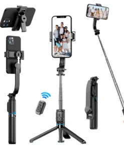 Selfie Stick with Tripod Stand and Remote, 42" Extendable Selfie Stick for iPhone 15 14 13 12 Pro Max Android Galaxy S23 S22