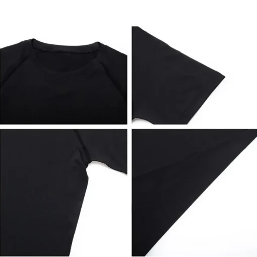 Men's Compression T-Shirt with Quick-Dry Fabric for Summer Sports - Image 6