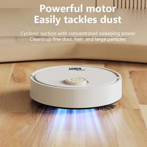 3-in-1 Automatic Sweeping Robot Sweep Vacuum Cleaner Mopping Floor USB Rechargeable Mini Cleaner Home Cleaning Machine - Image 4