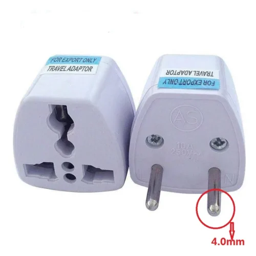 Alternative view of 800W Universal US UK AU To EU Plug USA To Euro Europe Travel Wall AC Power Charger Outlet Adapter Converter 2 Round Pin Socket