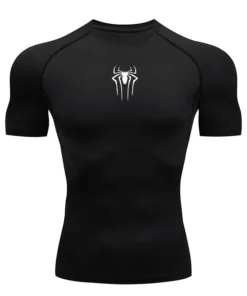 Alternative view of 2024 Compression T Shirt Men Short Sleeve Sport Tees Fitness Running Sportsear Men Gym Elastic Quick Dry Jogging T-shirt Tops