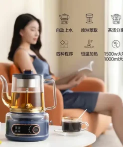 Alternative view of 1L Tea Maker 220V Automatic Bottom Water Filling Home Steam Spray Electric Tea Stove Teapot Health Pot Samovar S4 اكواب самовар