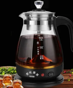 Alternative view of Tea Maker Glass Electric Steam Teapot Automatic Heat Preservation Samovar Kitchen Appliances Hot and Cool Kettle Tea Pot