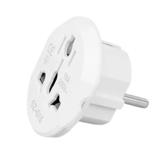 Universal Travel Adapter with Euro Converter for EU, UK, US, and AU Power Compatibility - Image 5