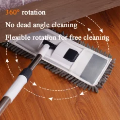 Alternative view of UNTIOR Wet and Dry Advanced Sweeping Mop for Versatile Floor Cleaning with Two Types of Mop Cloths