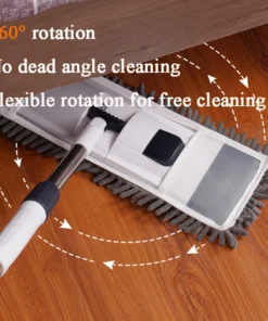 Alternative view of UNTIOR Wet and Dry Advanced Sweeping Mop All-in-one Powerhouse for Effortless Versatile Floor Cleaning Two Types of Mop Cloths