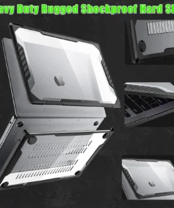 TPU Bumper Case Shockproof Hard Shell& Keyboard Protector For MacBook Air 13 Inch 2025-2022 M4 A3240 / M3 A3113 / M2 A2681