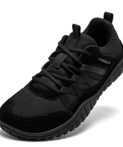 Alternative view of HOBIBEAR Wide Toe Walking Shoes Men Women Non Slip Outdoor Sneakers Lace Up Mesh Breathable Running Shoes