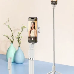 Alternative view of Extendable Selfie Stick with Wireless Remote and Tripod Stand for Smartphones