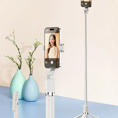 Alternative view of 1700mm Selfie Stick Wireless Selfie Stick Phone Tripod Extendable Stand Foldable Monopod For Smartphones Balance Steady Shootin