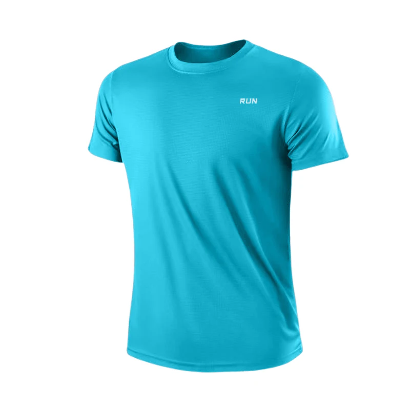 Summer Mens Quick Dry Running Bodybuilding Shirts Sport Gym t Shirt Men Short Sleeve Fitness Tops Oversized t-Shirt Jersey - Image 4