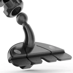 Car CD Slot Phone Holder with Adjustable 17mm Ball Head for Smartphones