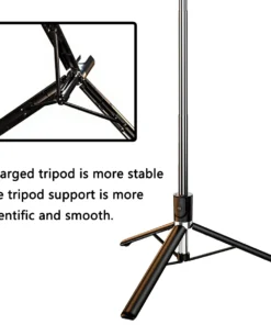 Alternative view of Portable Telescopic Bluetooth Selfie Stick for Live Streaming Photography and Travel A Convenient Photo-taking Gadget