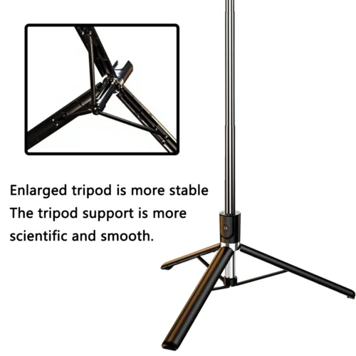 Alternative view of Portable Telescopic Bluetooth Selfie Stick for Live Streaming Photography and Travel A Convenient Photo-taking Gadget