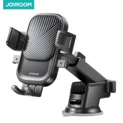 Car Phone Mount with Suction Cup Base for Secure Dashboard Attachment