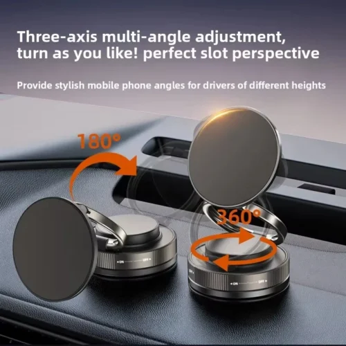 Alternative view of T30 Vacuum Magnetic Phone Holder Stand, for Magsafe Suction Cup Phone MountAdjustable Swivel Lock, for Your Car/Gym/Mirror