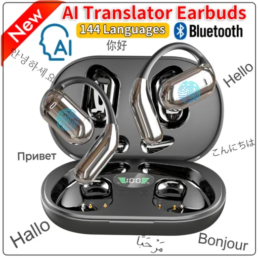 Translation Earphones with Real-Time Translation in 144 Languages for Travelers and Professionals - Image 2