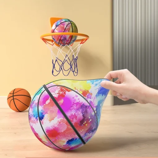 Indoor Silent Basketball with Soft High Elastic Foam for Quiet Sports Activities - Image 3
