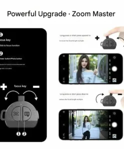 Alternative view of New Latest Upgrade P15 Mini Portable Phone Holder Selfie Stick P15T Mini Adds Bluetooth Remote Control Zoom Function Phone Stand