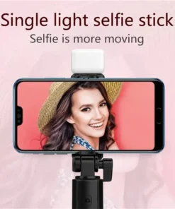 Alternative view of Cell Phone Selfie Stick Tripod Bluetooth Remote Wireless Selfi Stick Phone Holder Stand with Beauty Fill Light for Phone