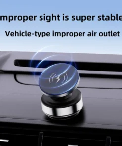 Alternative view of X9C 360° Rotating Magnetic Car Phone Holder Dual-Sided Vacuum Suction Mount for 4.7 Inch and Above Smartphones for Universal Use