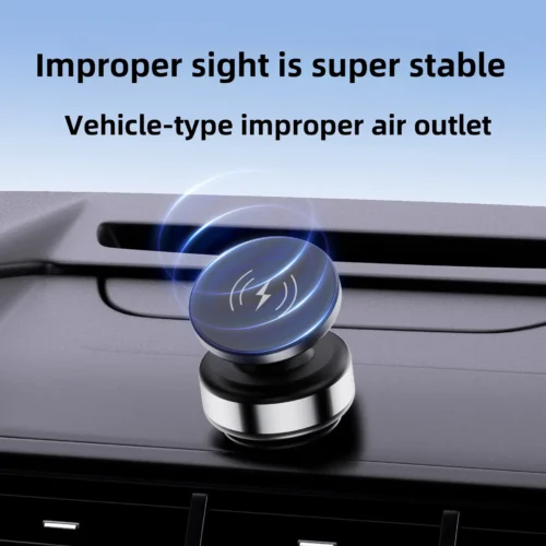 Alternative view of X9C 360° Rotating Magnetic Car Phone Holder Dual-Sided Vacuum Suction Mount for 4.7 Inch and Above Smartphones for Universal Use