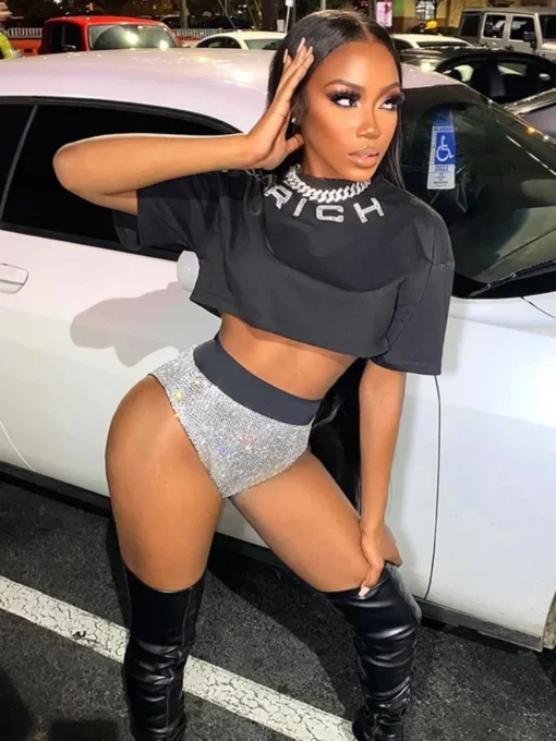 High Waisted Mini Panties with Silk Fabric for Women - Image 4