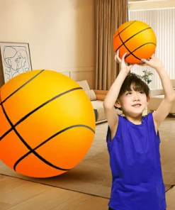 Alternative view of Kids Bouncing Mute Silent Basketball Squeezable Mute Bouncing Basketball Indoor Silent Ball Foam Basketball Bounce Football
