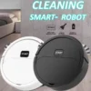 Portable Fully Automatic Robot Vacuum Cleaner with Mopping Function for Efficient Home Floor Cleaning