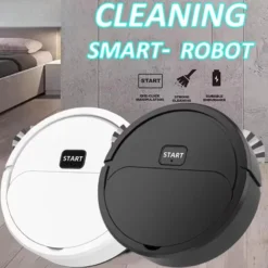 Portable Fully Automatic Robot Vacuum Cleaner with Mopping Function for Efficient Home Floor Cleaning