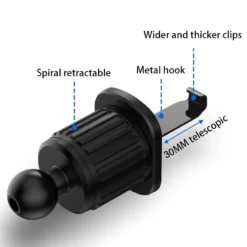 Alternative view of Car Phone Holder with Air Vent Bracket for Secure Smartphone Support