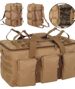 55L Luggage Duffel Bag Camping Backpack Tactical Large Bags Men's Hiking Travel Mountaineering Trip Utility Gym Weekend Duffle