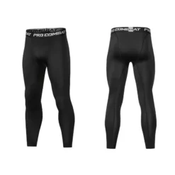 Alternative view of Men's Compression Tights with Cool Dry Technology for Athletic Workouts