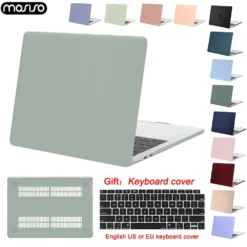 Hard Shell Laptop Case for MacBook Air 13.6 M2 A2681 A3113 and M1 A2337 A2179 A1932 A1466