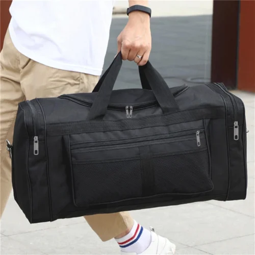 Alternative view of Women Men Nylon Travel Duffel Bag Carry On Luggage Bag Men Tote Large Capacity Weekender Gym Sport Holdall Overnight Bag Pouches