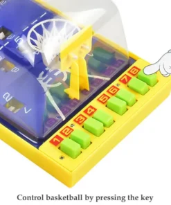 Alternative view of Mini Simulation Indoor Sports Basketball Game Funny Desktop Shooting Ball Game Finger Sport Toy Christmas Birthday Gift For Kids