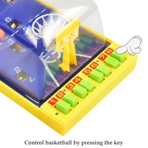 Alternative view of Mini Simulation Indoor Sports Basketball Game Funny Desktop Shooting Ball Game Finger Sport Toy Christmas Birthday Gift For Kids