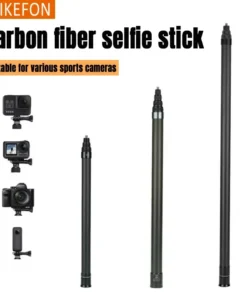 Carbon Fiber Invisible Extended Edition Selfie Stick Stand For Insta360 X3 GO3 Action 4 300CM For DJI GoPro Camera Selfie Sticks