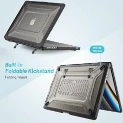 Alternative view of TPU Bumper Hard Case with Kickstand for MacBook Air 13 inch (2025-2022)