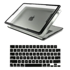 Alternative view of TPU Bumper Case with Shockproof Hard Shell and Keyboard Protector for MacBook Air 13 Inch 2022-2025 Models