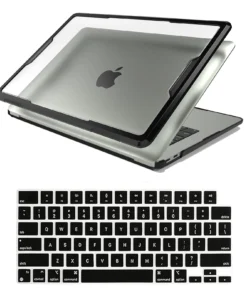 Alternative view of TPU Bumper Case Shockproof Hard Shell& Keyboard Protector For MacBook Air 13 Inch 2025-2022 M4 A3240 / M3 A3113 / M2 A2681