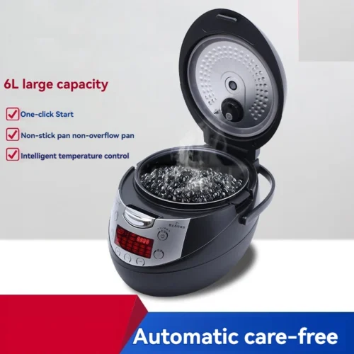 Alternative view of Electric Tapioca Ball Cooker, Small Bubble Tea, Pearl Cooking Machine, 110V, 220V, 5L, 6L