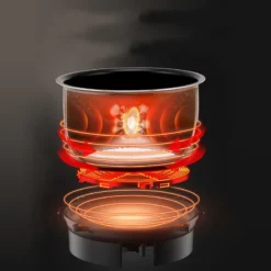 Alternative view of Mini Rice Cooker and Food Steamer with 1L/2L Capacity for Car and Truck