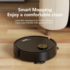 Alternative view of Automatic Sweeping Robot with Mopping Function, USB Rechargeable Mini Floor Cleaner for Home Use