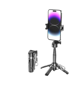 Alternative view of Newly Upgraded Design Mini Bluetooth Portable Telescopic Multifunctional Tripod Phone Selfie Stick