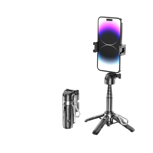 Alternative view of Newly Upgraded Design Mini Bluetooth Portable Telescopic Multifunctional Tripod Phone Selfie Stick